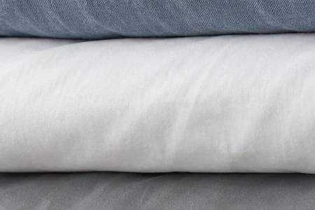 Funda nórdica de percal, Blanco