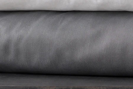 Funda nórdica de satén de algodón, Gris acero
