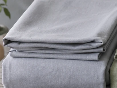 Juego de sábanas de percal, Gris perla